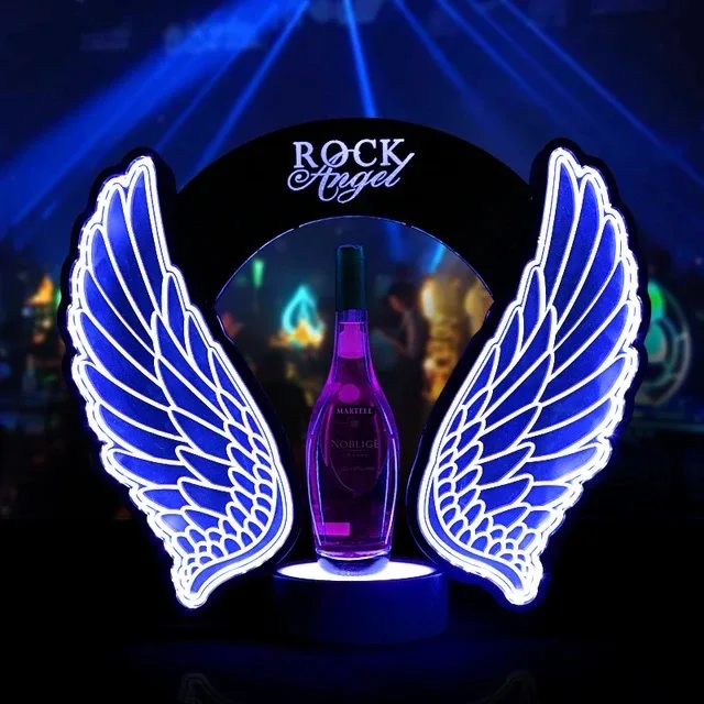 Wine Beer Rack - Présentoir Lumineux LED Rechargeable en Forme