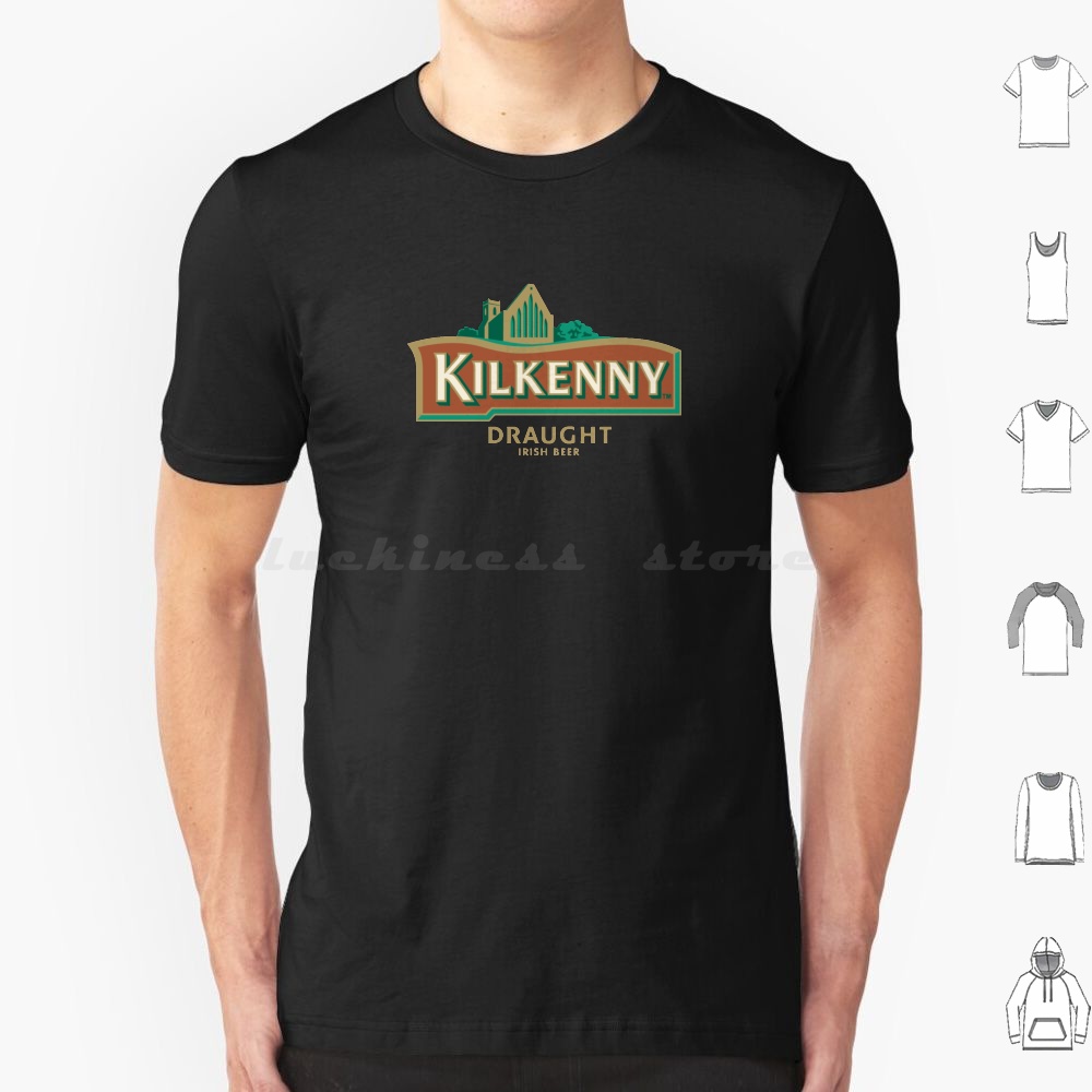 Beer Wine Gin - T-shirt Kilkenny grande taille 100% coton,