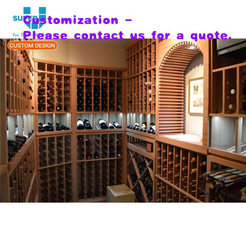Wine Beer Rack - Étagère murale personnalisée en bois pour