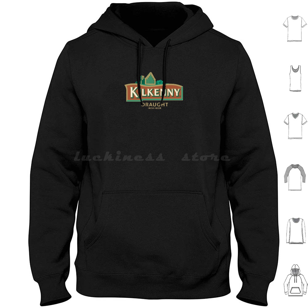 Beer Wine Gin - Kilkenny Hoodies à manches longues Drunk
