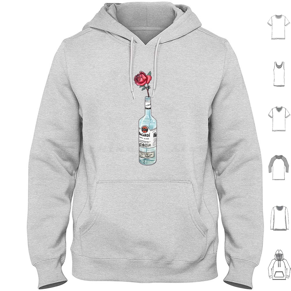 Beer Wine Gin - Sweat à capuche en coton à
