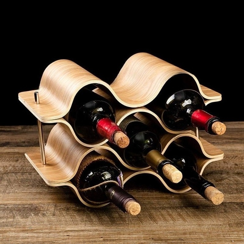 Porte-bouteille de vin ondulé  - Wine Beer Rack avis et prix