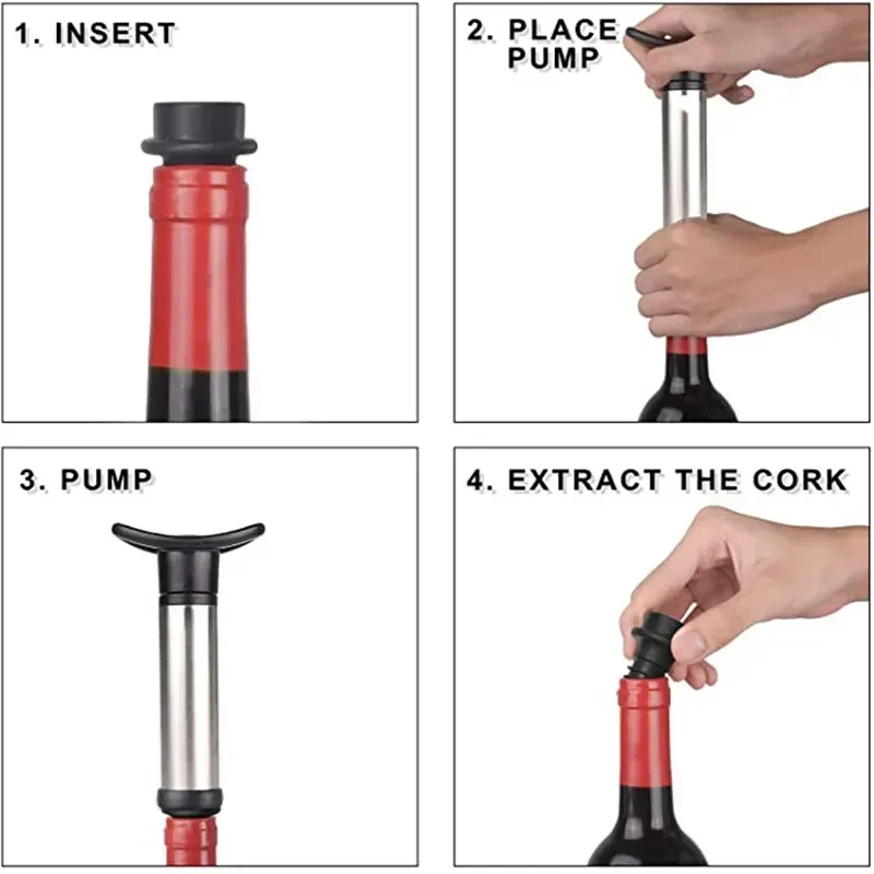 Kit de pompe à vin sous vide a - Bottle Stopper Set avis et prix