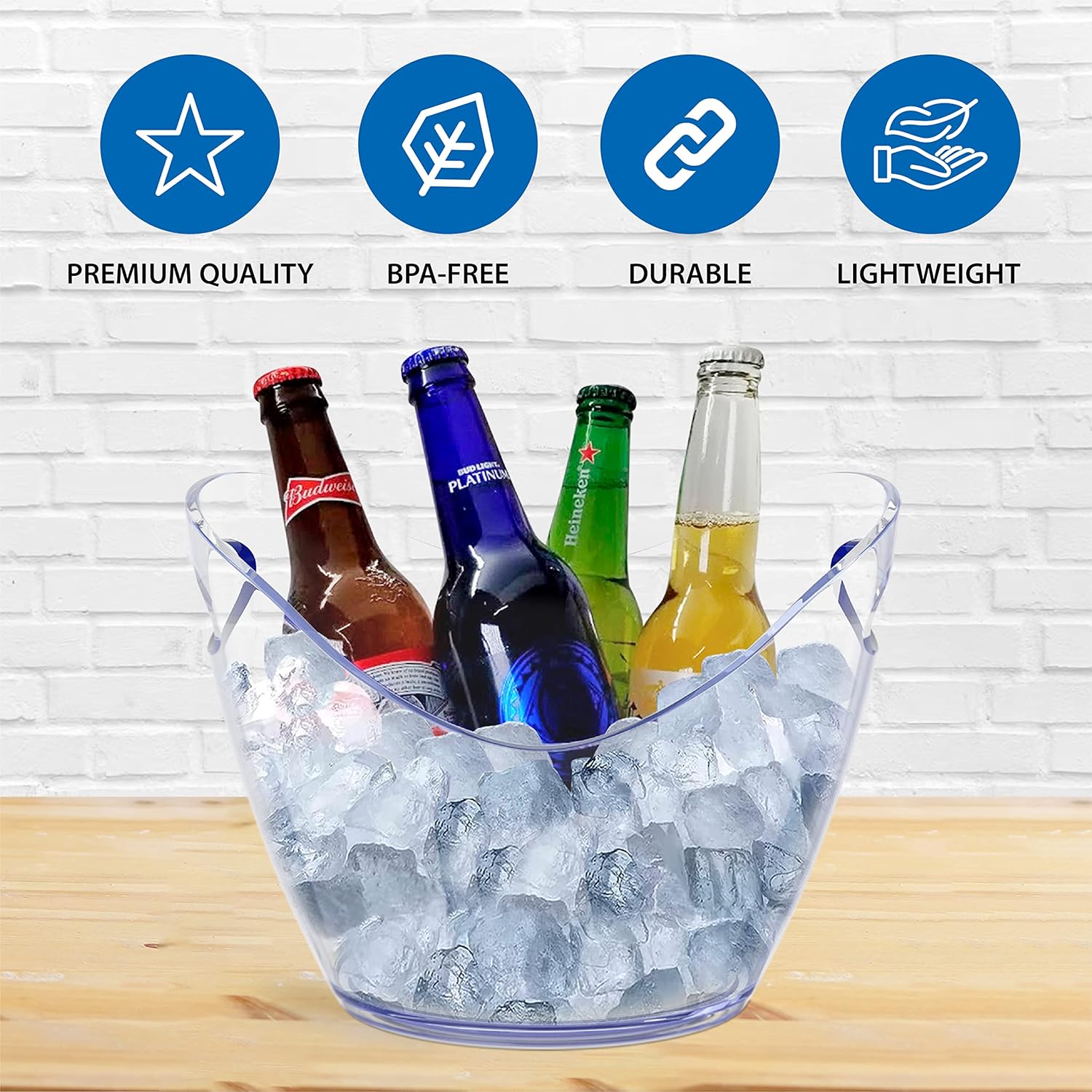 Lot de 5 seaux à glace incassa - Wine Or Beer avis et prix