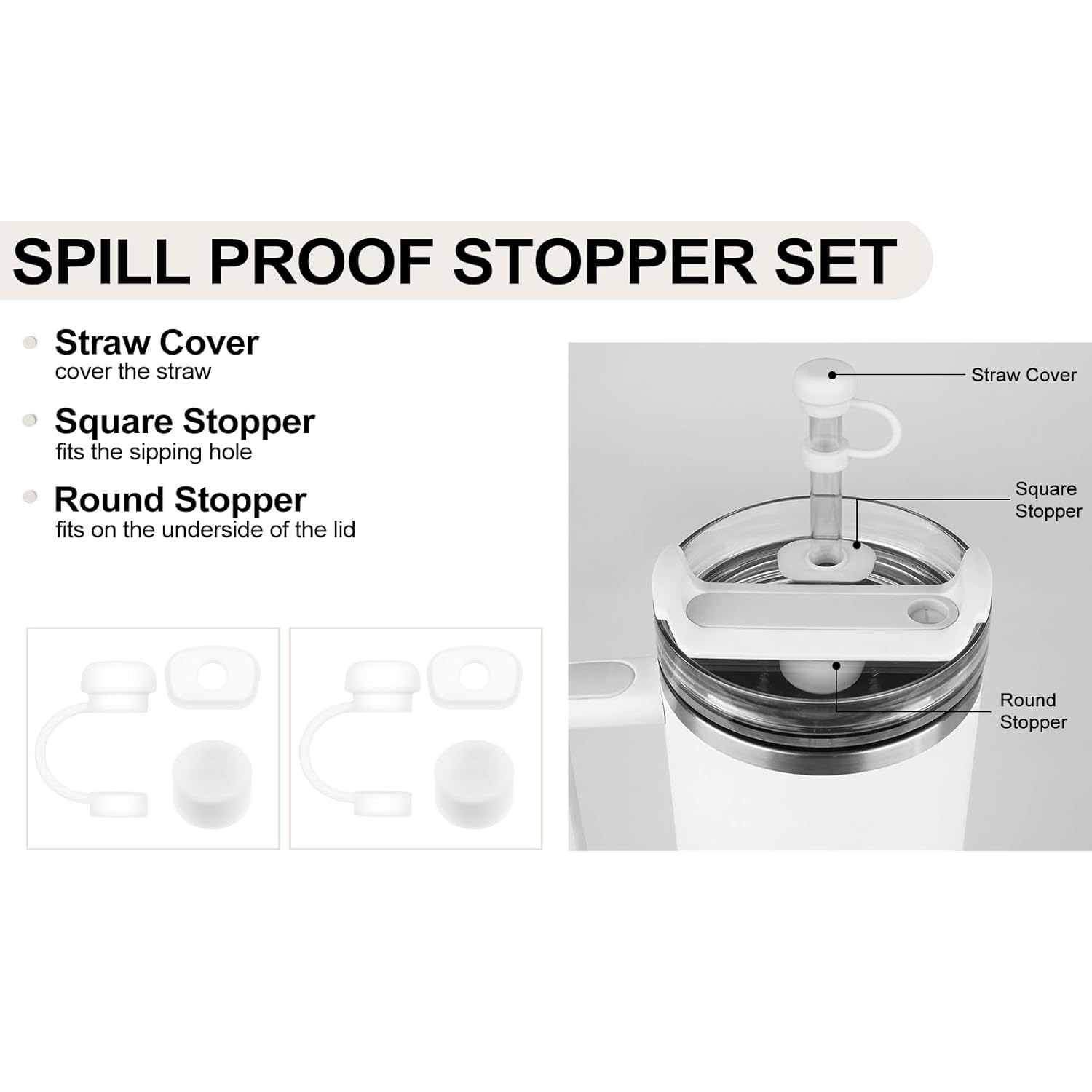 Accessoires pour Stanley Cup 1 - Bottle Stopper Set avis et prix